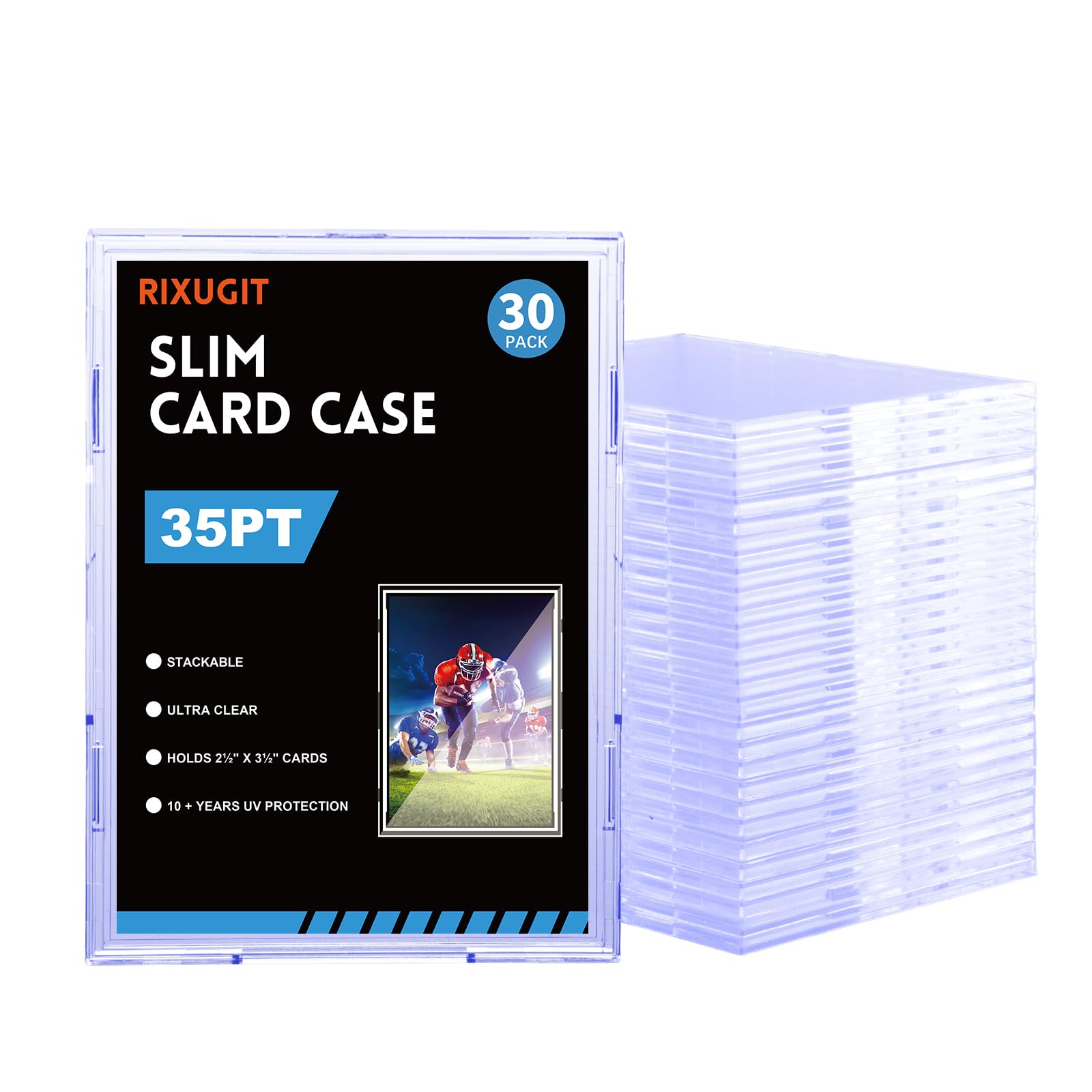 SNaP cards　スナップカード　５６枚入り　１点 Amazon.com: RIXUGIT Slim Mini Card Holders, 30-Pack | UV Protected